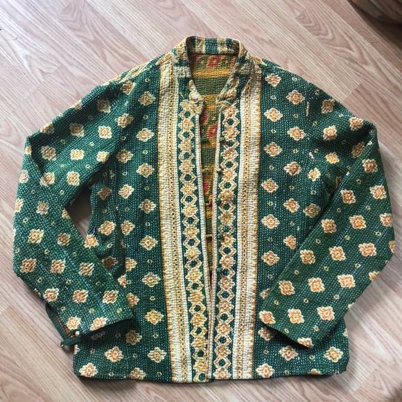 indian kantha jackets